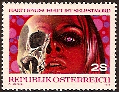 Austria 1973 Drug Abuse Stamp. SG1655.