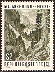 Austria 1975 Forests Admin. Anniversary. SG1735.