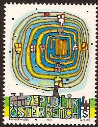 Austria 1975 Modern Art Stamp. SG1754.