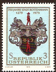 Austria 1979 Rottenmann Anniversary. SG1843.