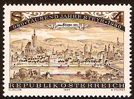 Austria 1980 Steyr Millenary. SG1875.