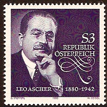 Austria 1980 Leo Ascher Commemoration. SG1879.