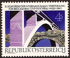 Austria 1980 Bridge & Structures Congress. SG1882.