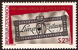 Austria 1980 Linzer Zeitung Anniversary. SG1885.