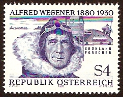 Austria 1980 Alfred Wegener Commemoration. SG1888.
