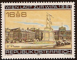 Austria 1980 WIPA 1981 Phase 2. SG1890.