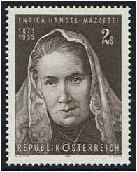 Austria 1971 Enrica Handel-Mazzetti Stamp. SG1603.