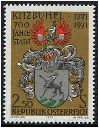 Austria 1971 Kitzbuhel Anniversary Stamp. SG1616.