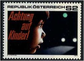 Austria 1971 Road Safety Stamp. SG1604.