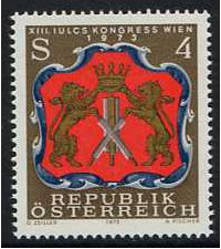 Austria 1973 Leather Chemist Congress Stamp. SG1667.