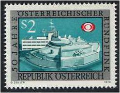 Austria 1974 Austrian Broadcasting Stamp. SG1717.