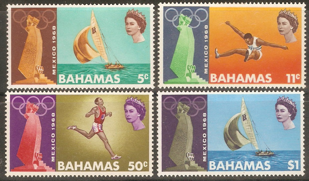 Bahamas 1968 Olympic Games set. SG319-SG322.