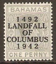 Bahamas 1942 1d Pale slate. SG163.