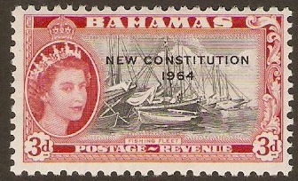 Bahamas 1964 3d New Constitution Series. SG232.