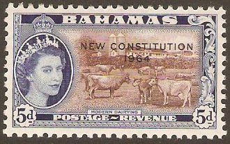 Bahamas 1964 5d New Constitution Series. SG234.