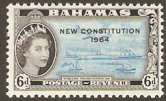 Bahamas 1964 6d New Constitution Series. SG235.