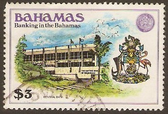 Bahamas 1980 $3 Banking. SG571.