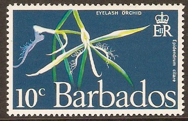 Barbados 1970 10c Flowers series. SG421.