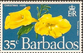 Barbados 1970 35c Flowers Series. SG423.