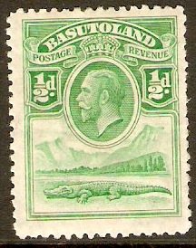 Basutoland 1933 ½d Emerald. SG1.