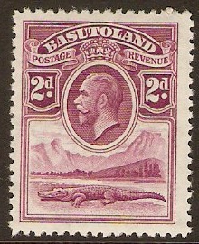 Basutoland 1933 2d Bright purple. SG3.