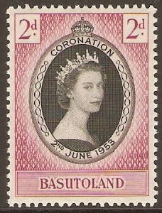 Basutoland 1953 2d Coronation Stamp. SG42.