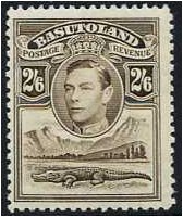 Basutoland 1938 2s.6d. Sepia. SG26.