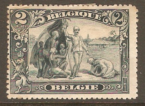 Belgium 1915 2f Slate. SG192.