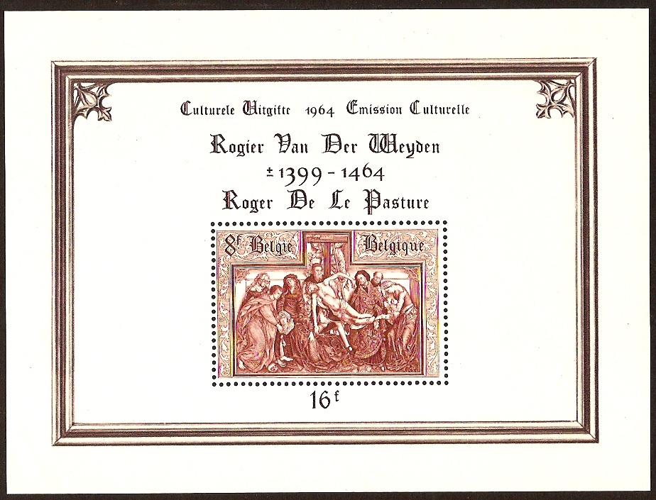 Belgium 1964 Van der Weyden Sheet. SGMS1904.