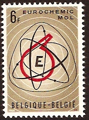 Belgium 1966 Eurochemic Stamp. SG1974.