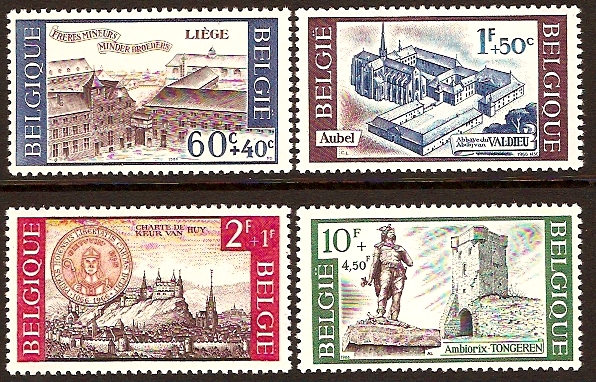 Belgium 1966 Cultural Set. SG1978-SG1981.