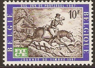 Belgium 1967 Telecomms Stamp. SG2021.