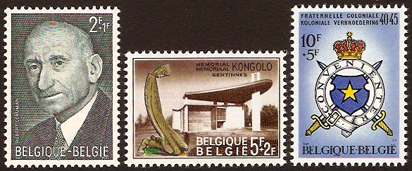 Belgium 1967 Charity Stamps. SG2022-SG2024.