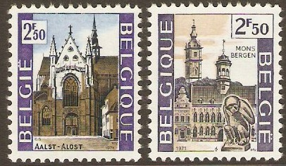 Belgium 1971 Tourism Set. SG2240-SG2241.