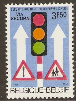 Belgium 1972 3f.50 "Via Secura" Anniversary. SG2263.