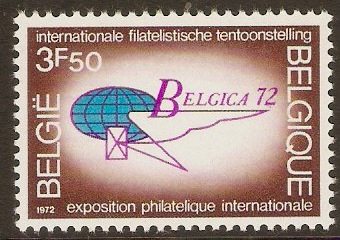 Belgium 1972 3f.50 Stamp Exhibition. SG2268.