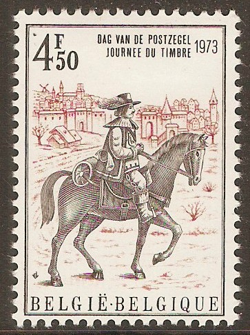 Belgium 1973 4f.50 Stamp Day stamp. SG2307.