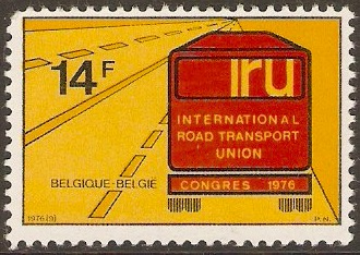 Belgium 1976 14f Road Haulage Union Congress. SG2429.