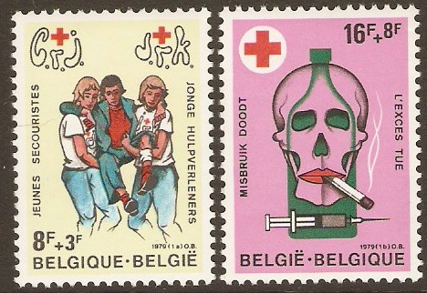 Belgium 1979 Red Cross Set. SG2548-SG2549.