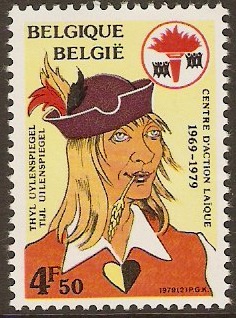Belgium 1979 Lay Action Anniversary Stamp. SG2550.