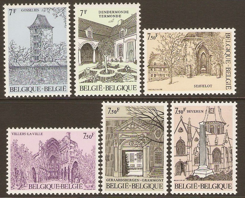 Belgium 1982 Tourism Set. SG2697-SG2702.