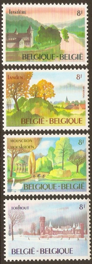 Belgium 1983 Tourism Set. SG2760-SG2763.