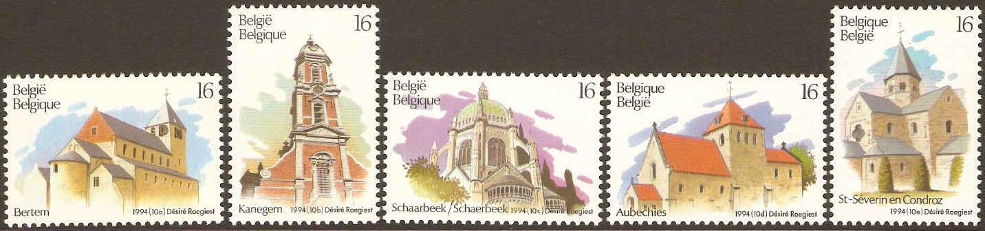 Belgium 1994 Tourism Set. SG3230-SG3234.