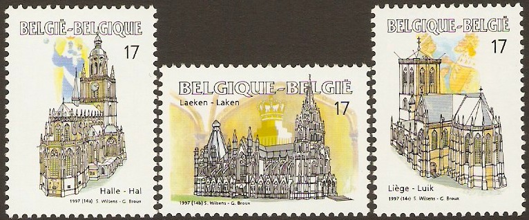 Belgium 1997 Tourism Set. SG3388-SG3390.