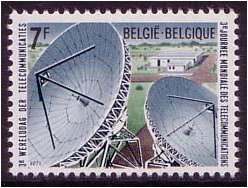 Belgium 1971 Telecommunications Stamp. SG2205.