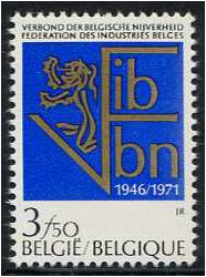 Belgium 1971 3f.50 Belgium Industries Stamp. SG2248.