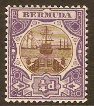 Bermuda 1906 d Brown and violet. SG34.