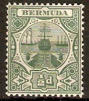 Bermuda 1906 d Green. SG36.