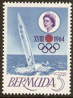 Bermuda 1964 Tokyo Olympics. SG183.