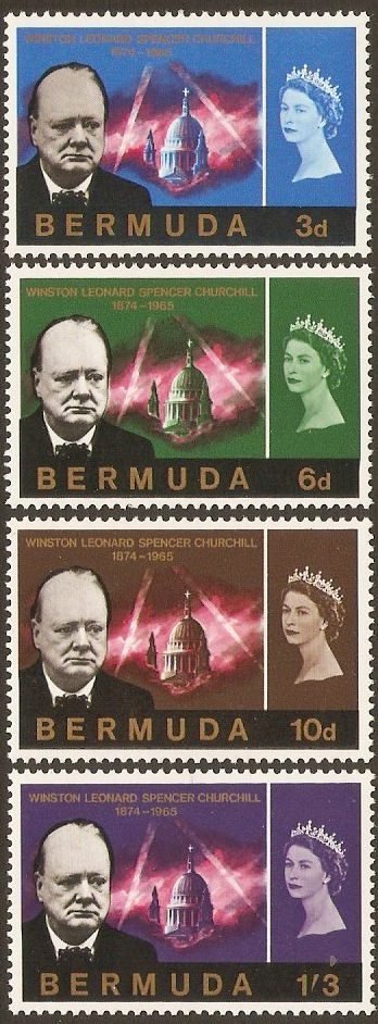 Bermuda 1966 Churchill Set. SG189-SG192.